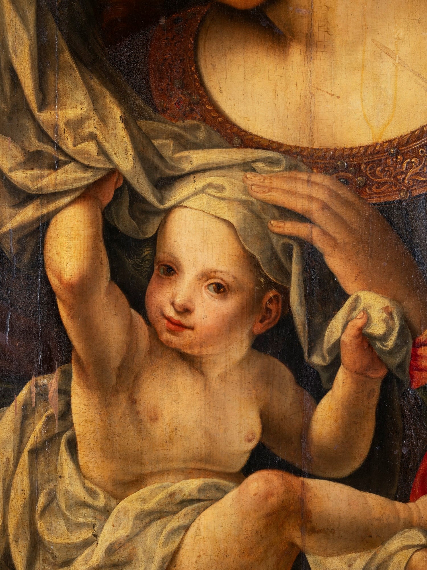 Jan Gossaert Detto il Mabuse - Madonna col Bambino, olio su tavola