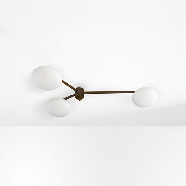 Angelo Lelii - Lampada a plafone mod. 3 Lune