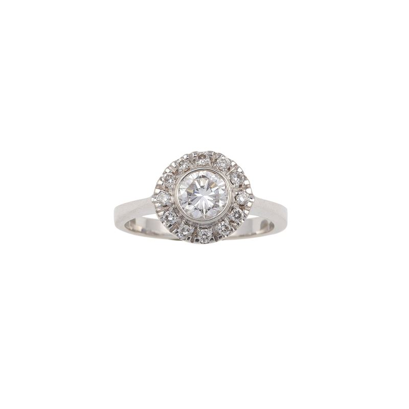 Diamond and gold ring  - Auction Jewels - Cambi Casa d'Aste