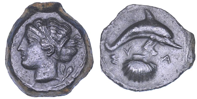 SICILIA - SIRACUSA. Hemilitra, 410-400 a.C.