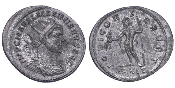 SHIPPING ONLY IN ITALY. MASSIMIANO ERCULEO, 286-305. Antoniniano, 288. Ticinum.