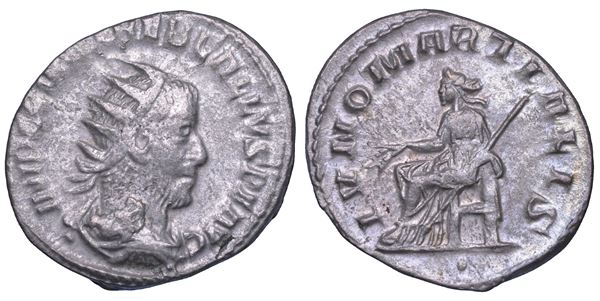 SHIPPING ONLY IN ITALY. TREBONIANO GALLO, 251-253. Antoniniano. Antiochia.