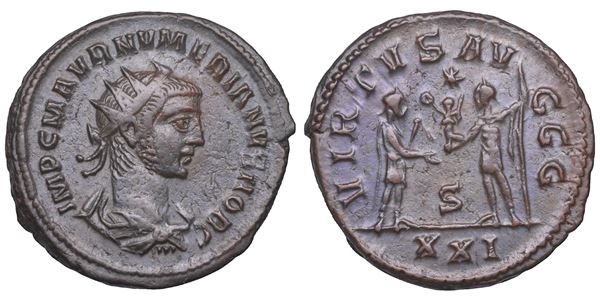 SHIPPING ONLY IN ITALY.  NUMERIANO (Cesare), 283-284. Antoniniano. Antiochia.