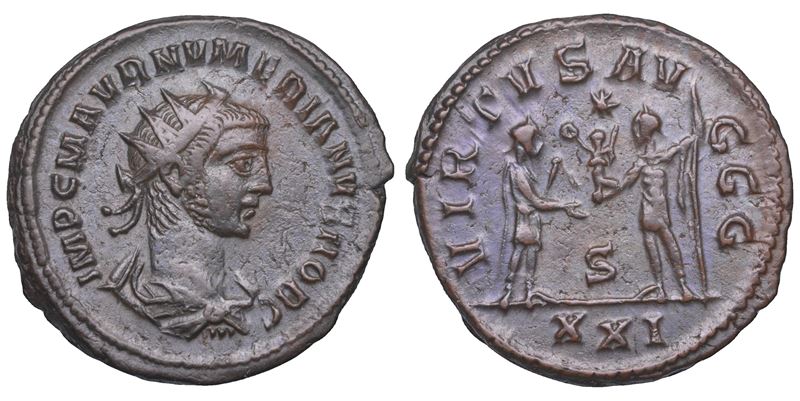SHIPPING ONLY IN ITALY.  NUMERIANO (Cesare), 283-284. Antoniniano. Antiochia.  - Asta Numismatica Light - Cambi Casa d'Aste