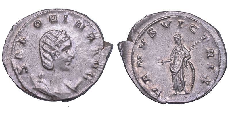 SHIPPING ONLY IN ITALY. SALONINA (moglie di Gallieno), + 268. Antoniniano, 256-257.  - Asta Numismatica Light - Cambi Casa d'Aste