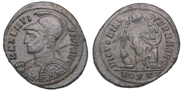SHIPPING ONLY IN ITALY. MASSENZIO, 306-312. Follis. Ostia.