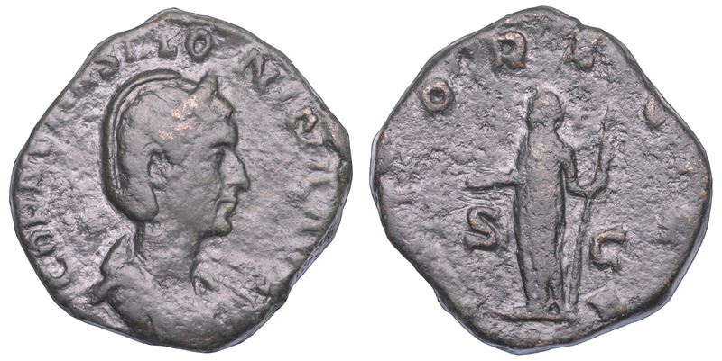 SHIPPING ONLY IN ITALY. SALONINA (moglie di Gallieno), + 268. Sesterzio.  - Asta Numismatica Light - Cambi Casa d'Aste