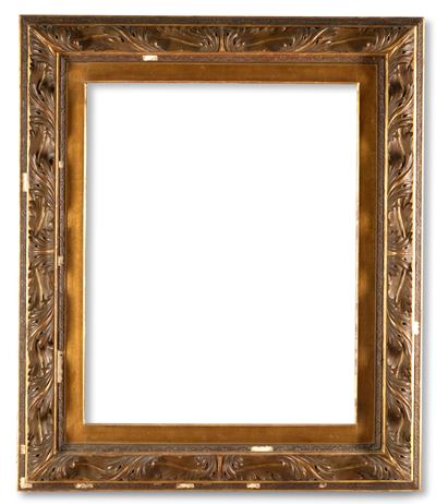 Cornice, in legno dipinto e dorato, XX secolo