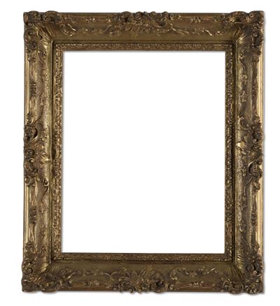 Francia, Cornice in legno intagliato e dorato, XIX secolo