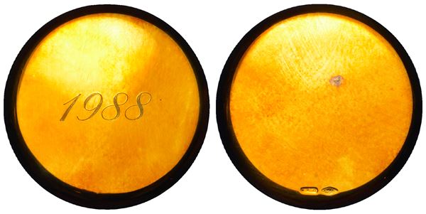 VARIE - REPUBBLICA ITALIANA. Medaglia in oro 1988.