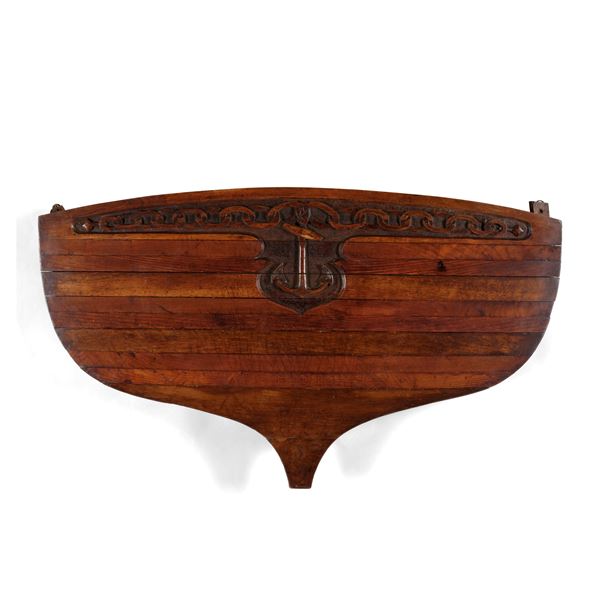 Specchio di poppa di piccola lancia