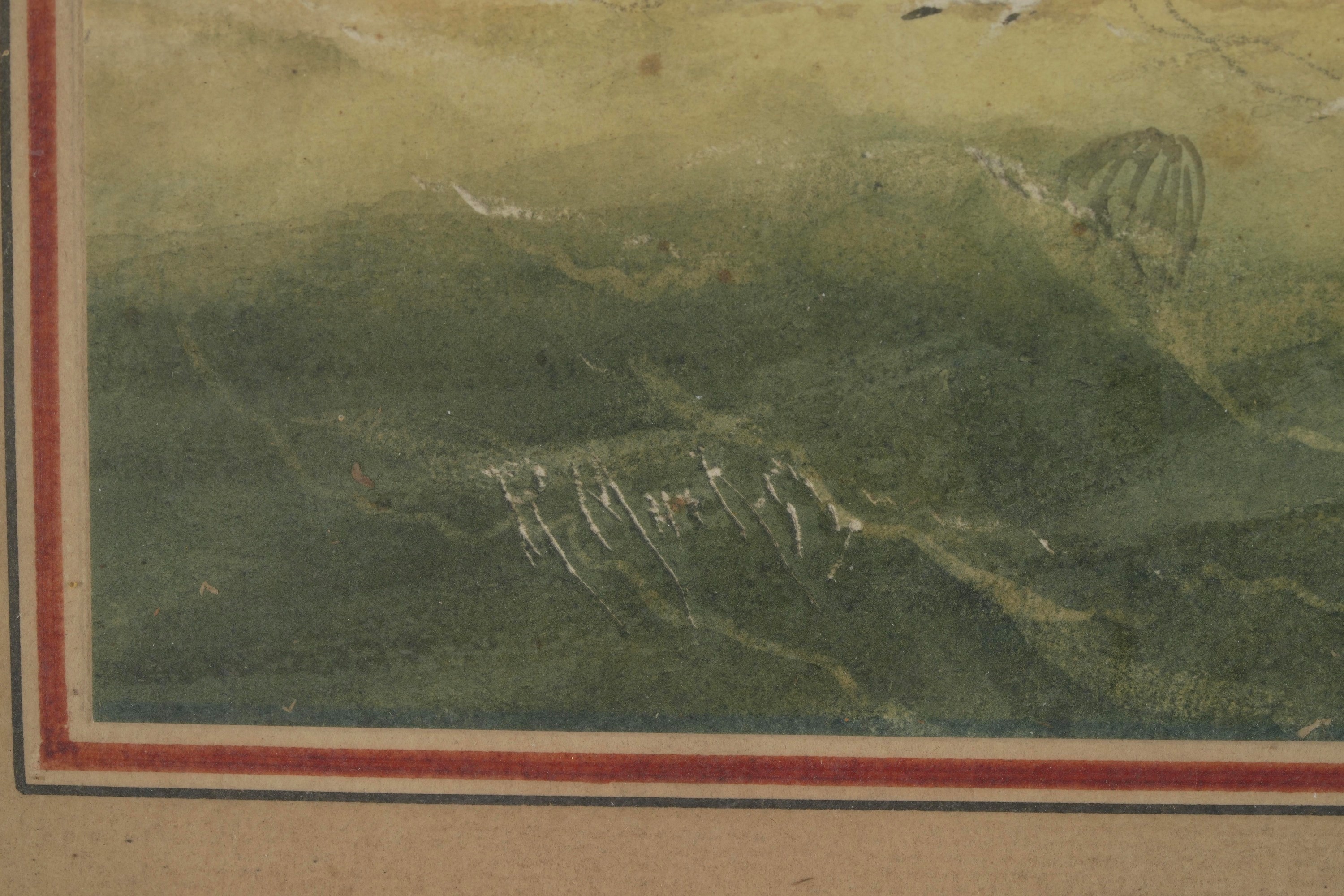 Scuola inglese del XX secolo, Regata di yachts, gouache su carta