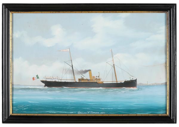 Ritratto del piroscafo Carolina