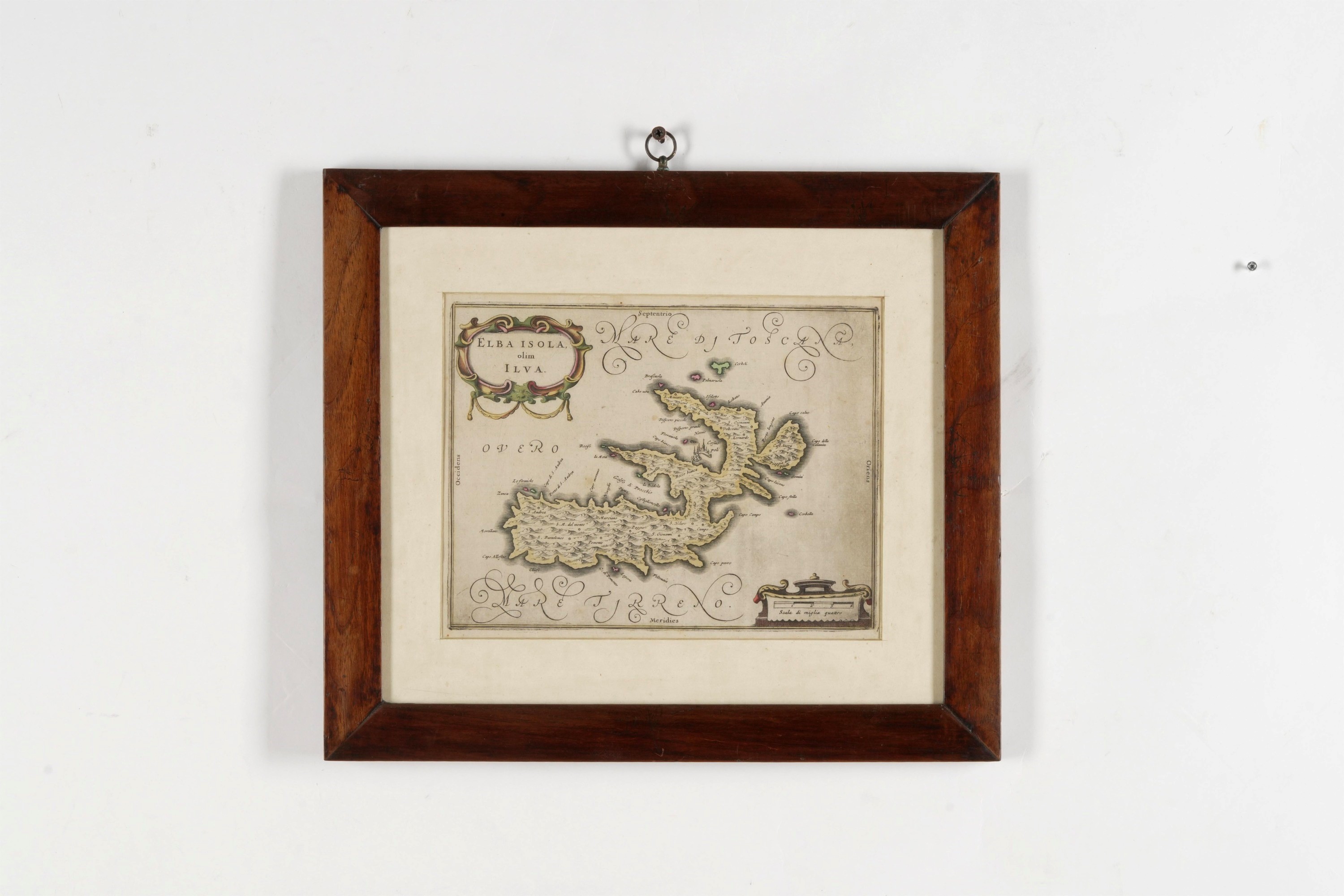 Willem J. Bleau, Due carte geografiche raffiguranti l’isola d’Elba, incisione da ‘Atlas Major’, 1...
