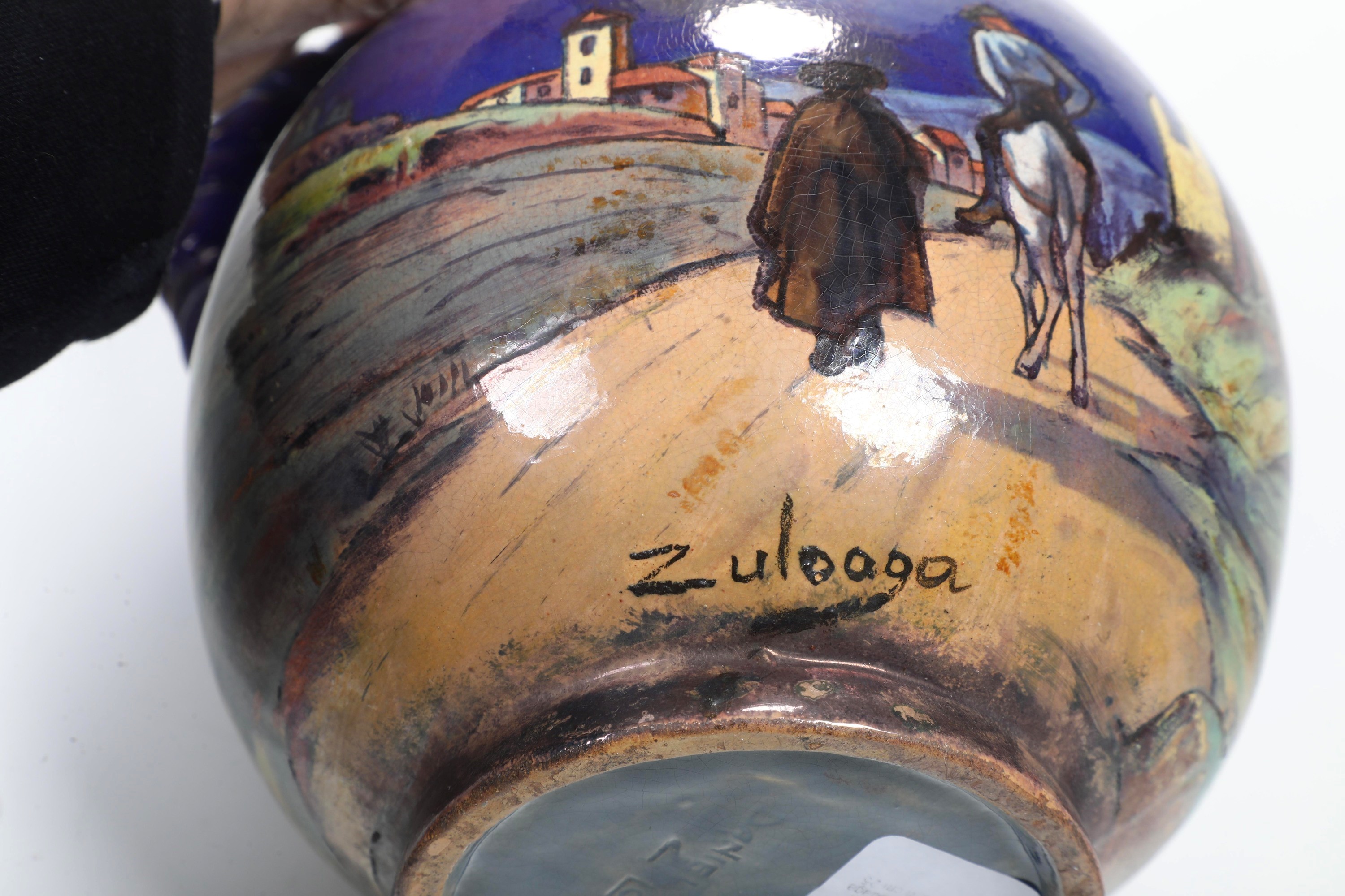 Daniel Zuloaga Boneta, Brocca in ceramica dipinta
