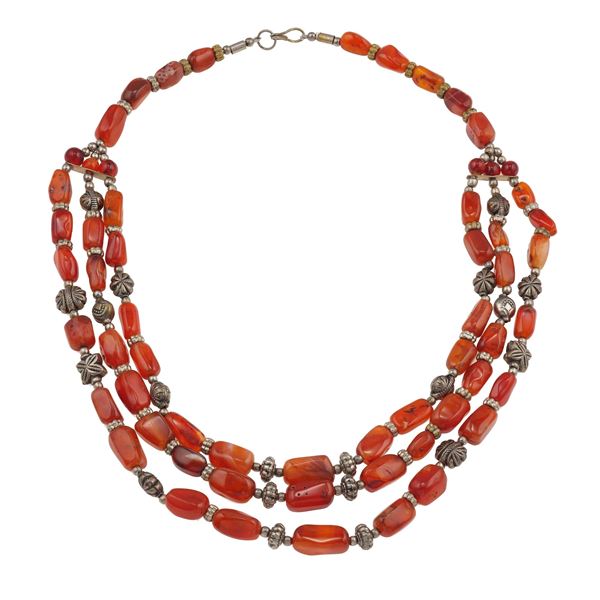 Collana con corniole