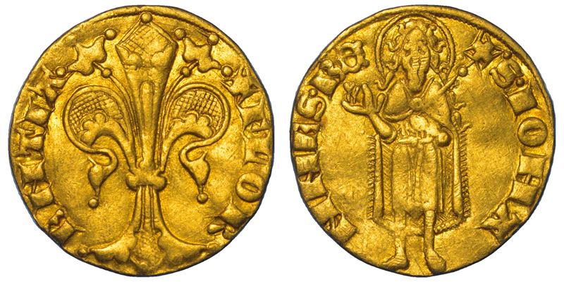 FIRENZE. REPUBBLICA, 1189-1532. Fiorino d'oro (IX serie), II semestre 1332 - I semestre 1348. Zecchiere Giovanni di Stefano di Soderino.  - Asta Numismatica - Cambi Casa d'Aste