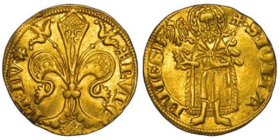 Ruprecht I il Rosso, Fiorino del Palatinato 1354-1364, Oro
