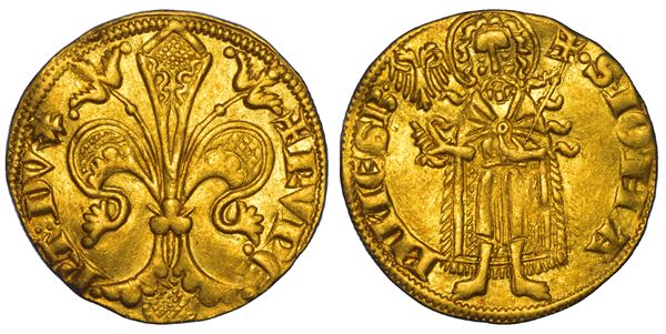 GERMANIA - PALATINATO. RUPRECHT I il ROSSO 1353-1390. Fiorino, anni 1354/64. Bacharach.