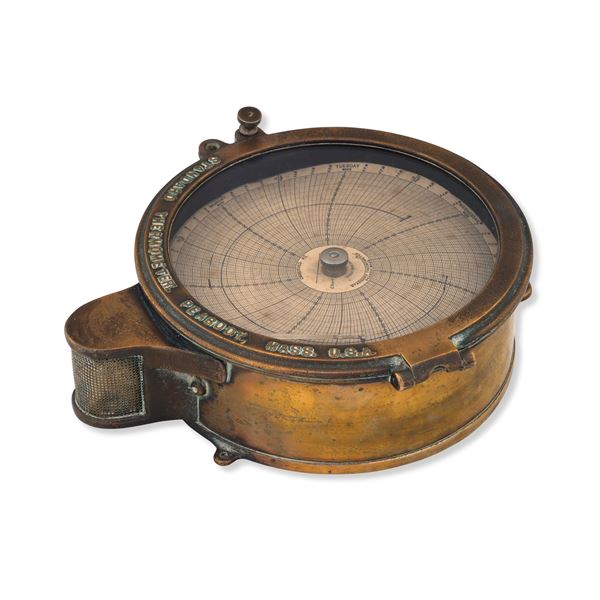 Termometro di bordo in ottone