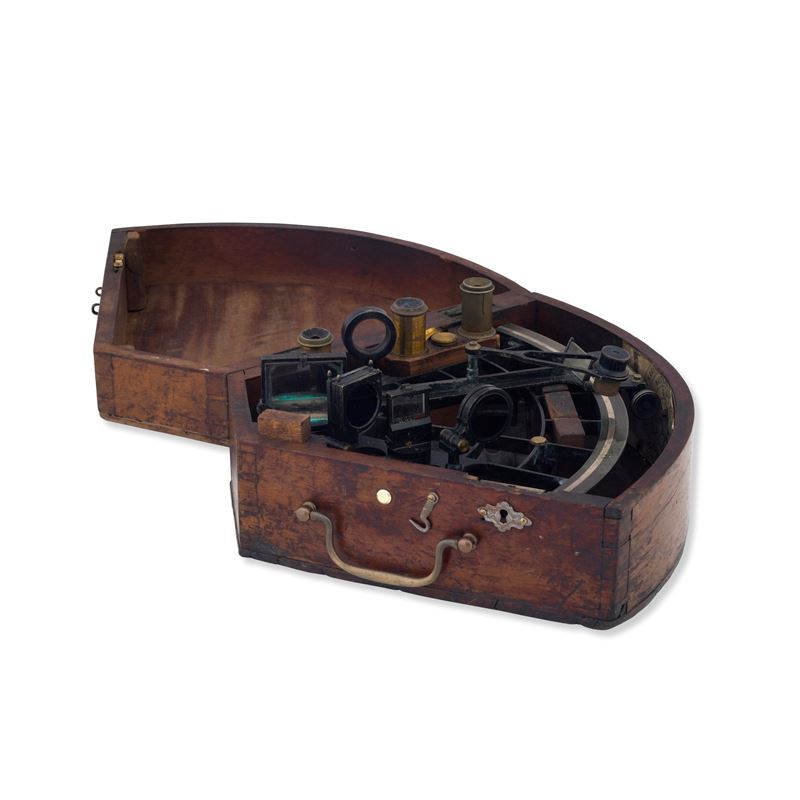 Sestante in cassetta. XIX-XX secolo  - Auction Scientific Instruments and Maritime Art - Cambi Casa d'Aste