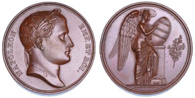 Medaglia in bronzo, Battaglia di Friedland e anniversario di Marengo, 1806