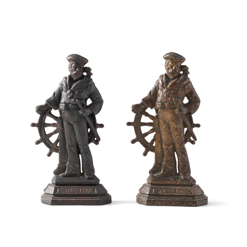 Due statue marinaio fermaporta, Britains Pride  - Auction Scientific Instruments and Maritime Art - Cambi Casa d'Aste