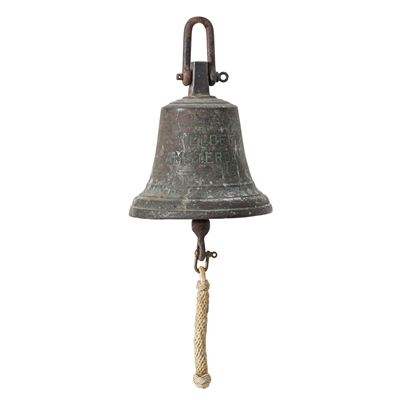 Campana della nave Helder, Amsterdam, cm 28 x 28 x 40