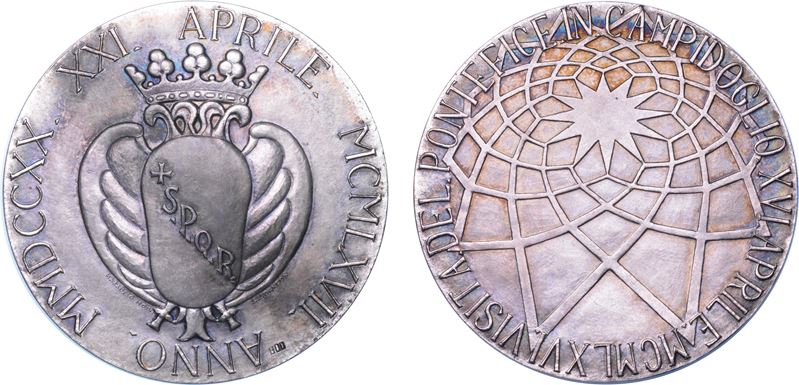 CITTA' DEL VATICANO. Paolo VI, 1963-1978. Medaglia straordinaria in argento 1964. Per la visita del Papa in Campidoglio.  - Auction Light Numismatics - Cambi Casa d'Aste