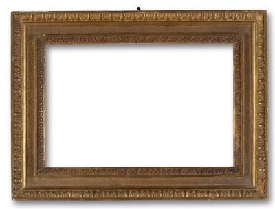 Cornice italiana del XVIII secolo, legno dorato