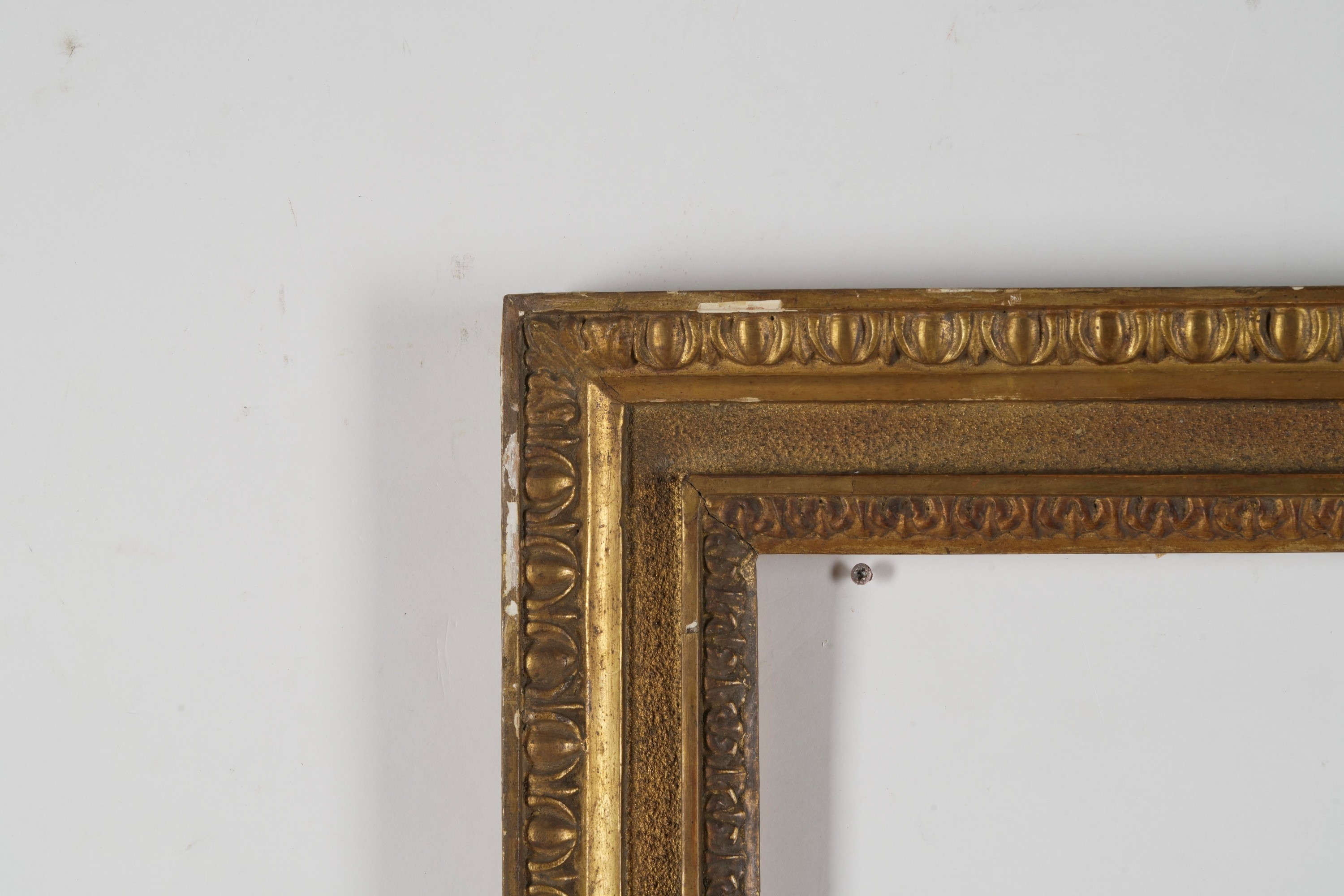 Cornice, Italia XVIII secolo, legno dorato