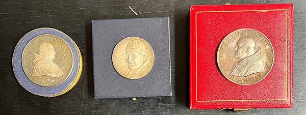 VATICANO. GIOVANNI XXIII, 1958-1963. Lotto di tre medaglie.