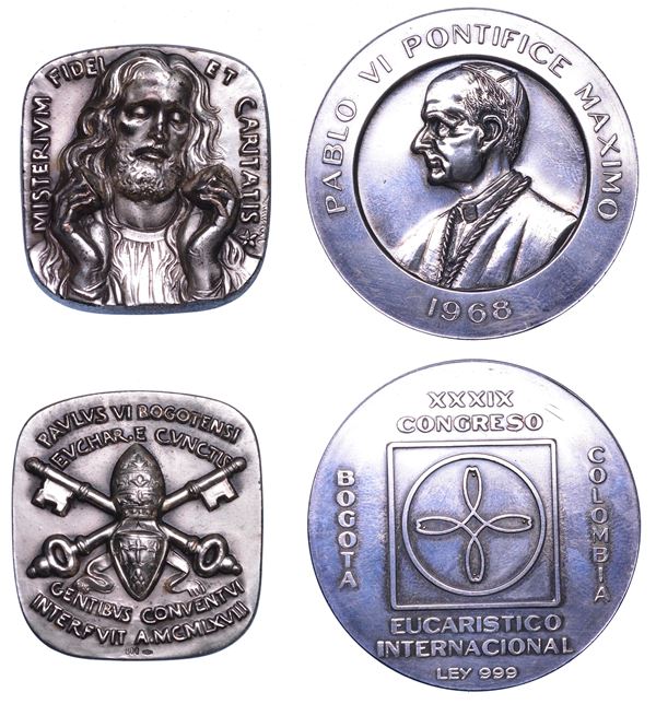 VATICANO. PAOLO VI, 1963-1978. Lotto di due medaglie.