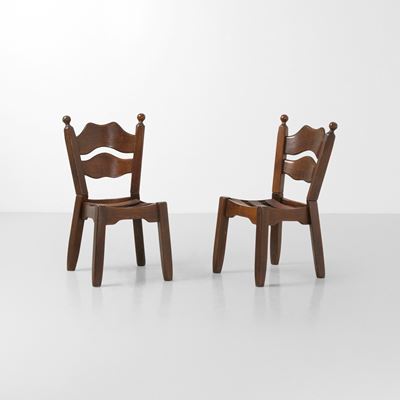 Due poltroncine in legno (Produzione francese, ca. 1960)