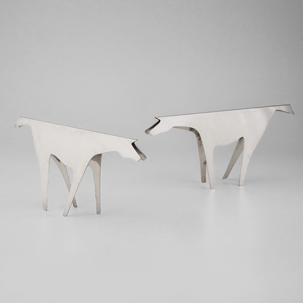 Due sculture mod. Cavallo