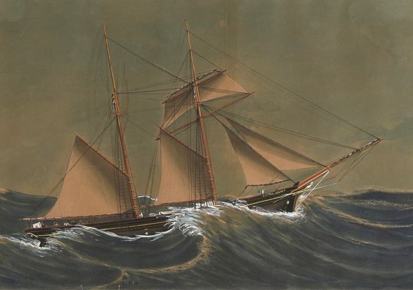 Il veliero Little Secret in navigazione