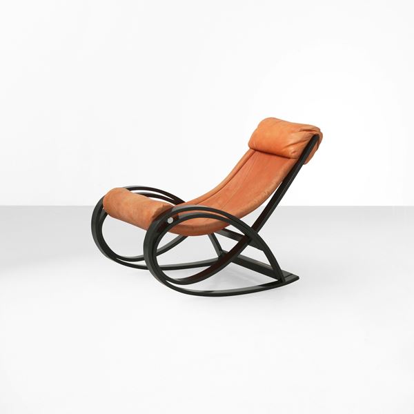 Poltrona a dondolo mod. Sgarsul<BR>