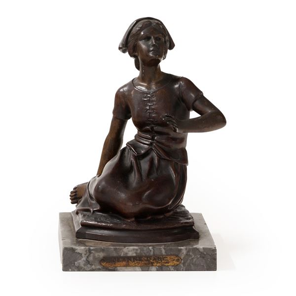 Fonditore francese del XX secolo Giovanna d’Arco