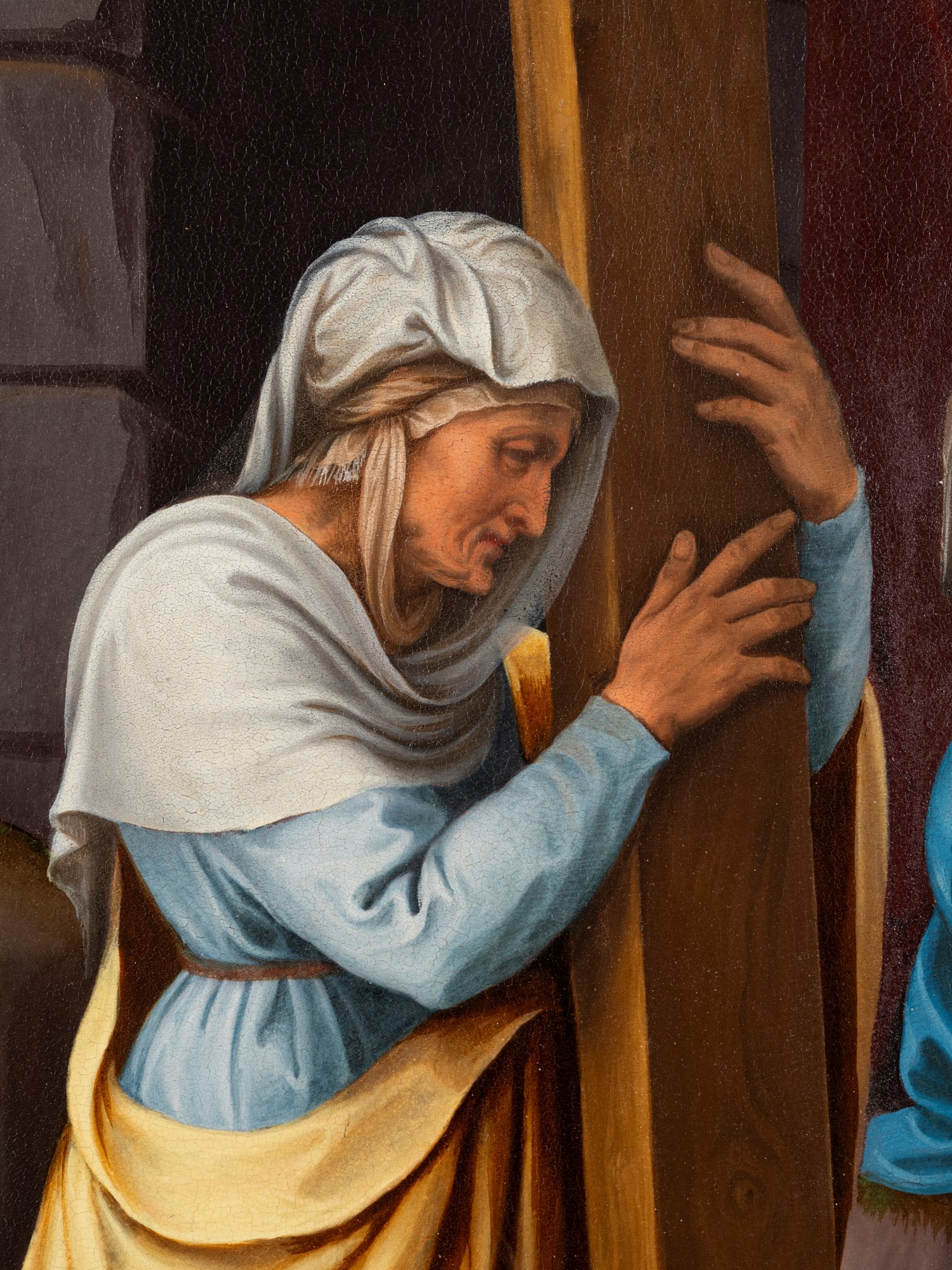Benvenuto Tisi Detto il Garofalo - Madonna con Bambino, Sant’Elena e San Giovanni Battista, olio ...