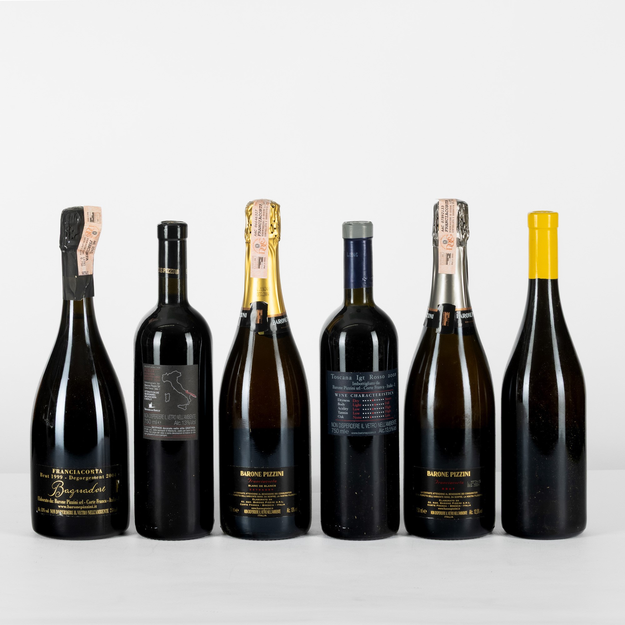 Barone Pizzini, Selezione Vini