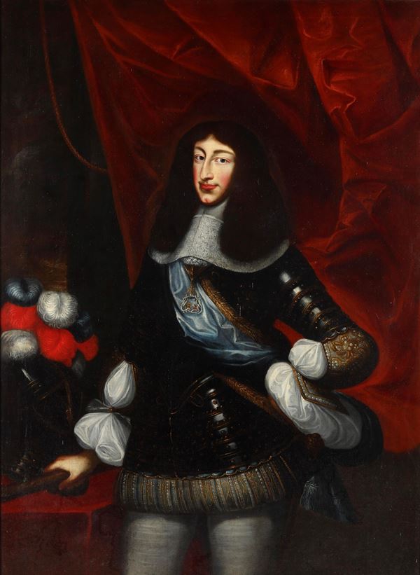 Scuola piemontese del XVII secolo Ritratto di Carlo Emanuele II