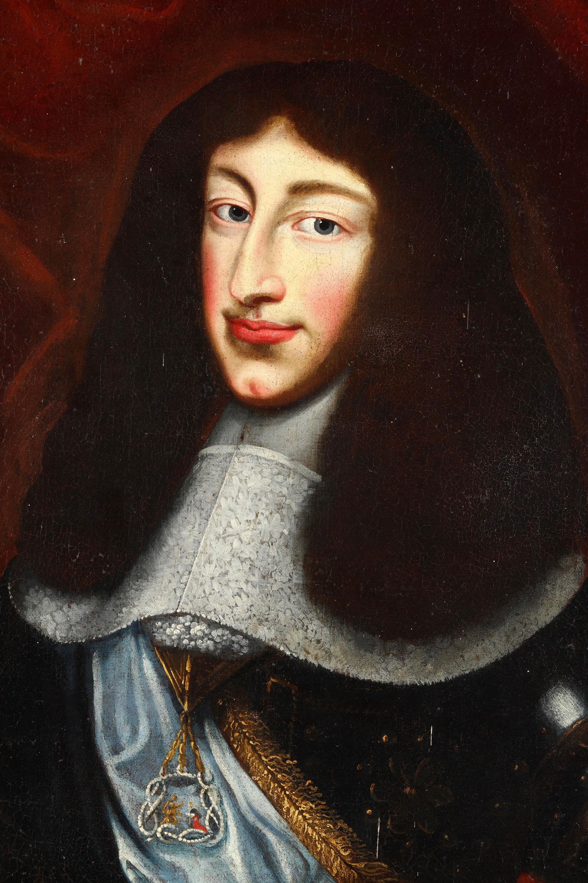 Scuola piemontese del XVII secolo Ritratto di Carlo Emanuele II