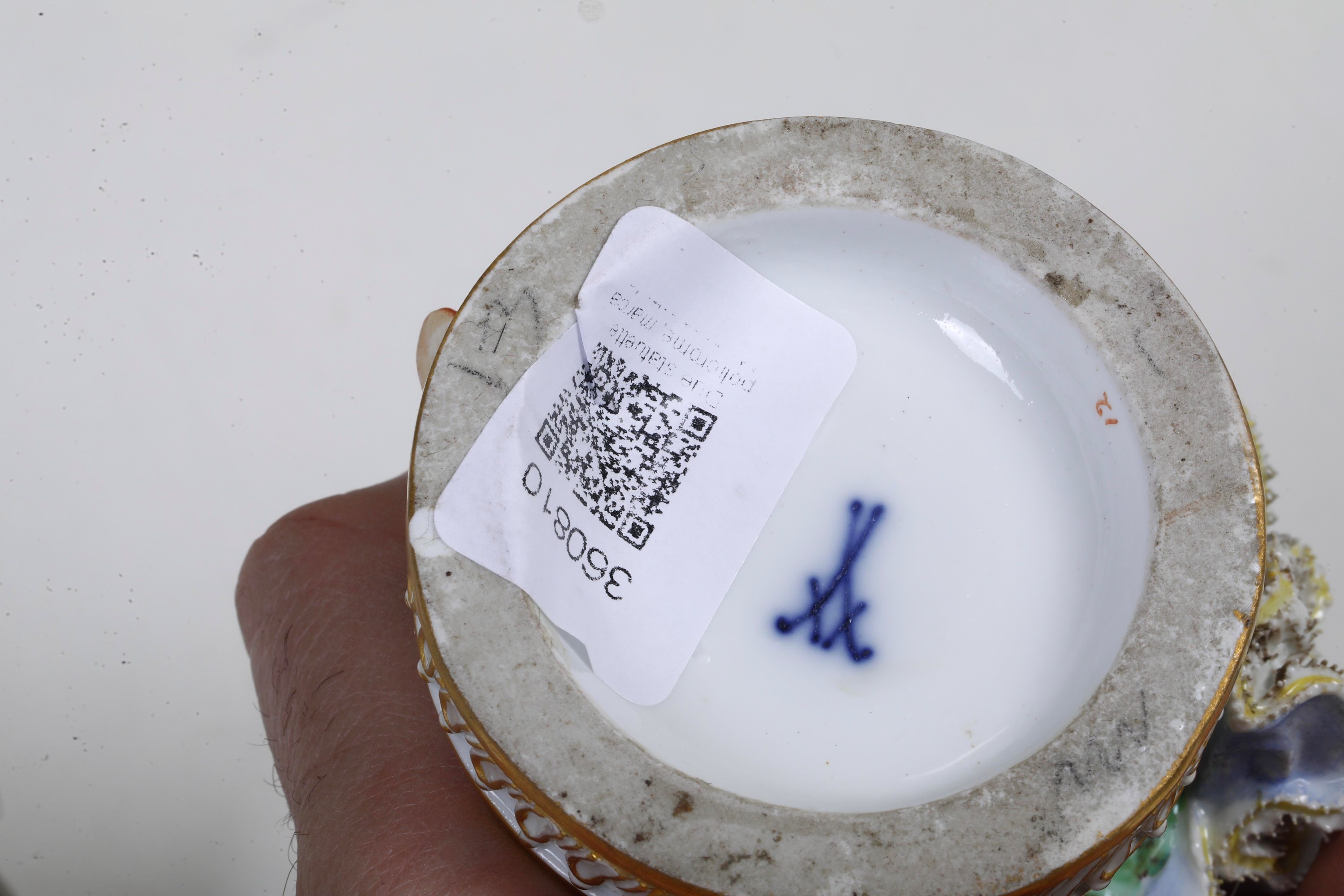 Coppia di figurine. Meissen, XX secolo. Modello di Acier della fine del XVIII secolo.