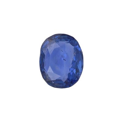 Anello con Zaffiro Sri Lanka di Ct 9.37, Nessuna Indicazione di Riscaldamento, e Diamanti