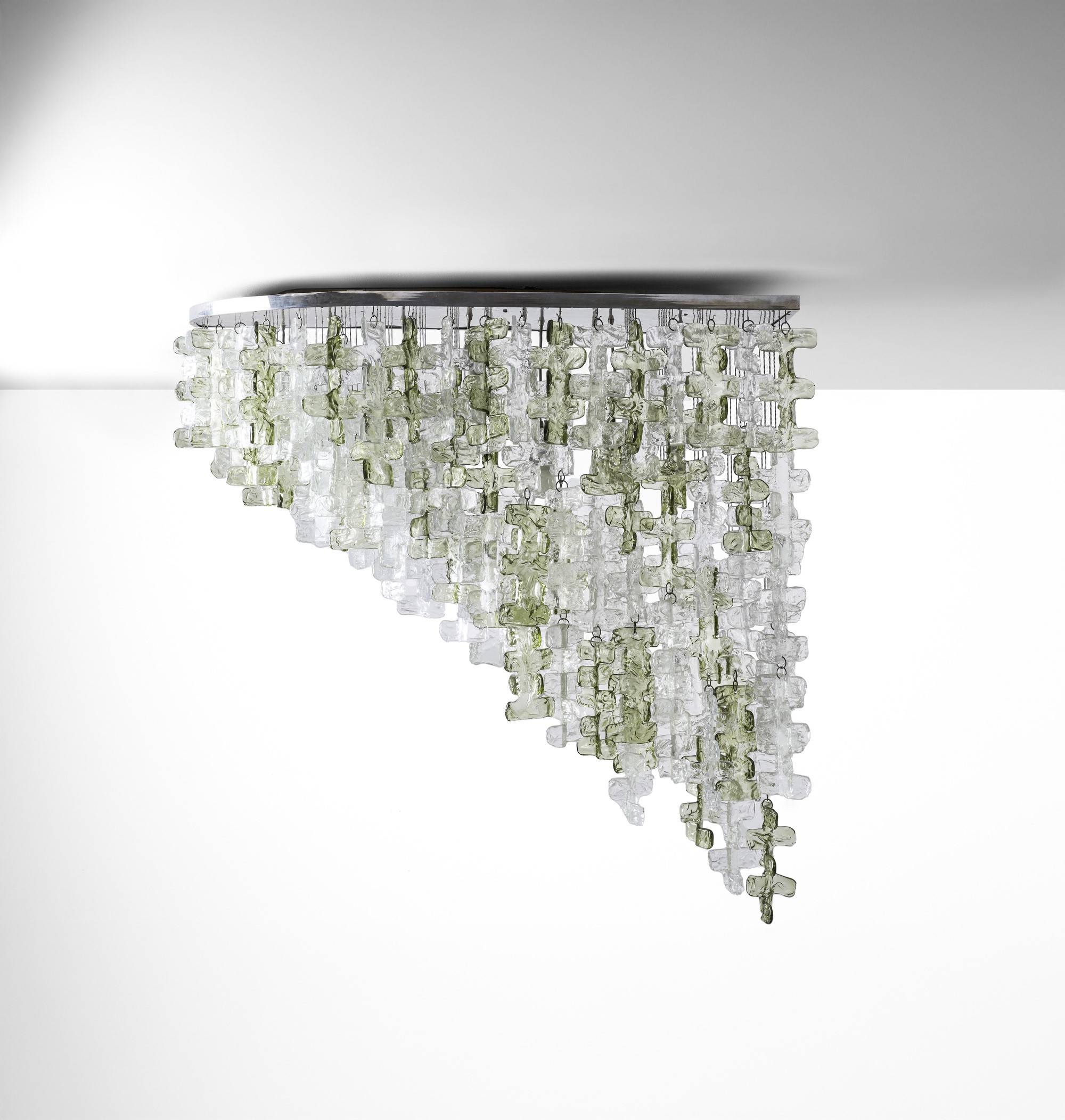 Lumenform - Lampada a sospensione con diffusori in vetro di Murano