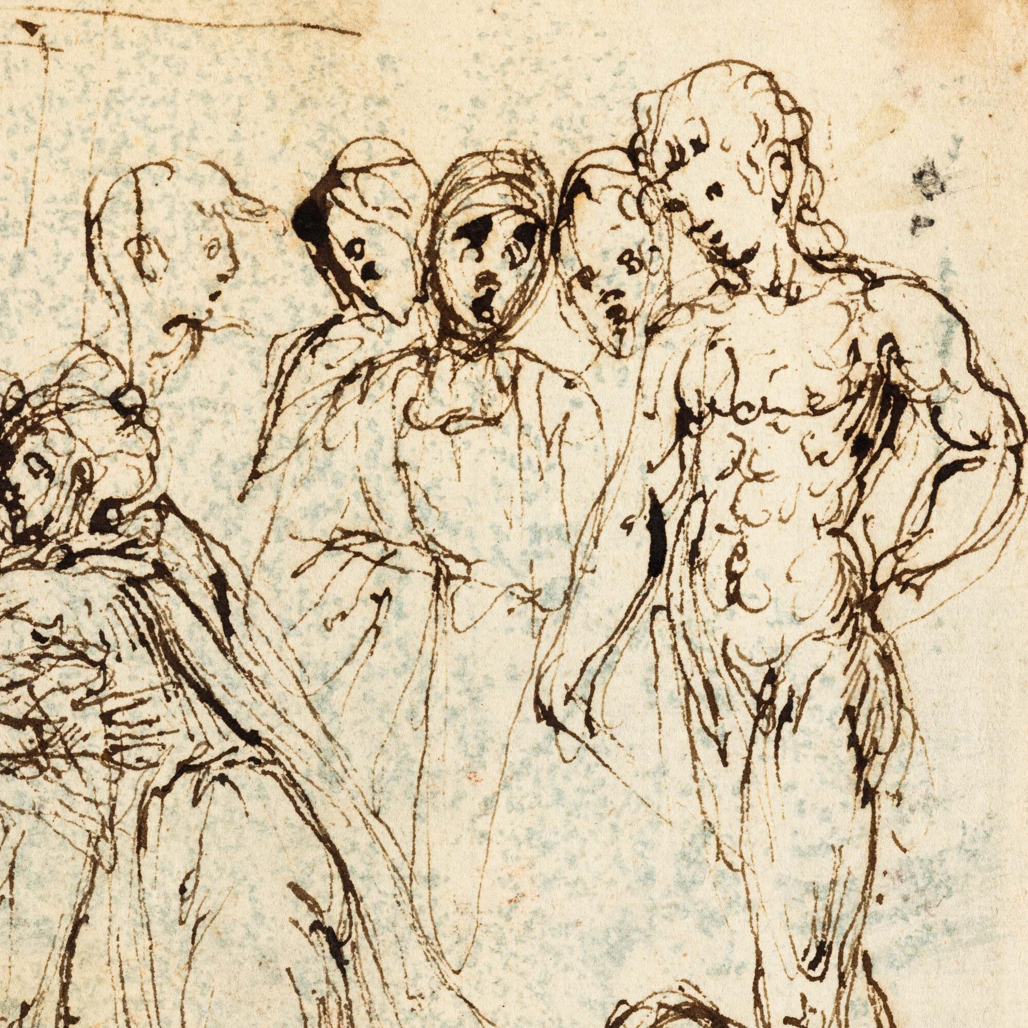 Studi per la Visitazione e Compianto sul Cristo morto Studi anatomici