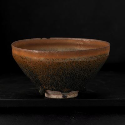 Cina (Repubblica), Ciotola in terracotta con decori in blu cobalto