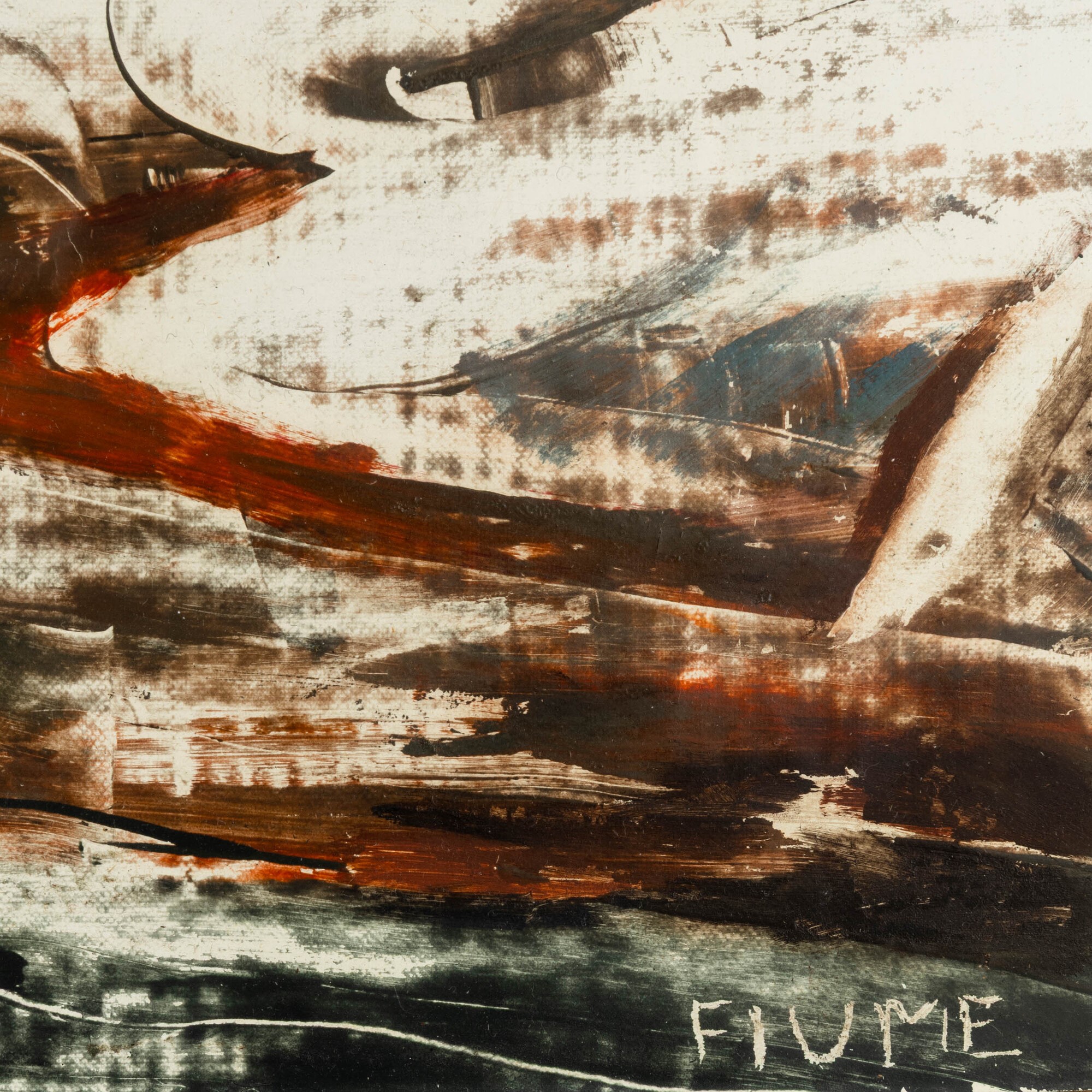Salvatore Fiume - Senza titolo, olio su tela, 35 x 45 cm