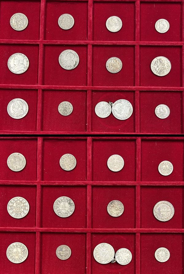 STATO PONTIFICIO. PIO IX, 1846-1878. Lotto di tredici monete.