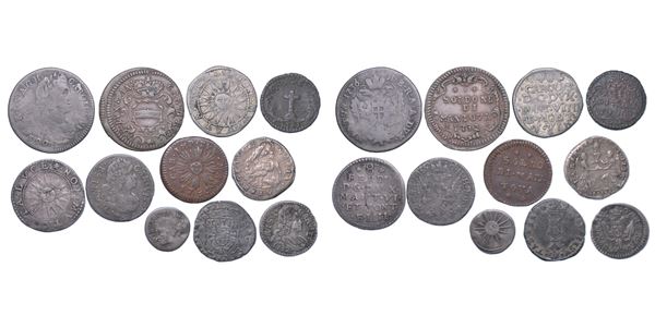 MANTOVA. Lotto di undici monete.